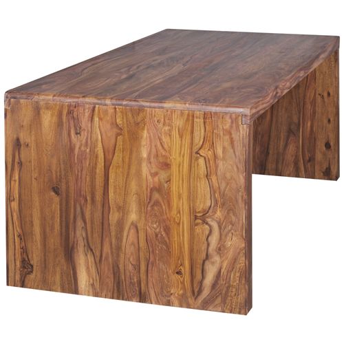 Bureau 200 Cm Table D’ordinateur Bois Massif Sheesham Table De Travail