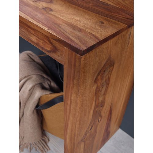 Table Console Bois Massif 115x75x40 Cm Table De Couloir Table De Bureau