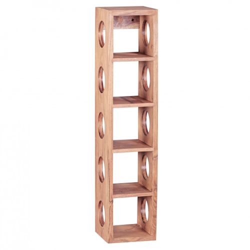 Casier à Vin Bois Massif Porte-bouteilles De Vin Range Bouteilles 70 Cm Beige