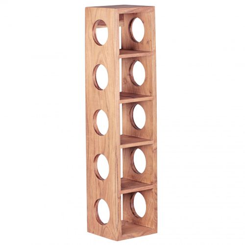 Casier à Vin Bois Massif Porte-bouteilles De Vin Range Bouteilles 70 Cm Beige