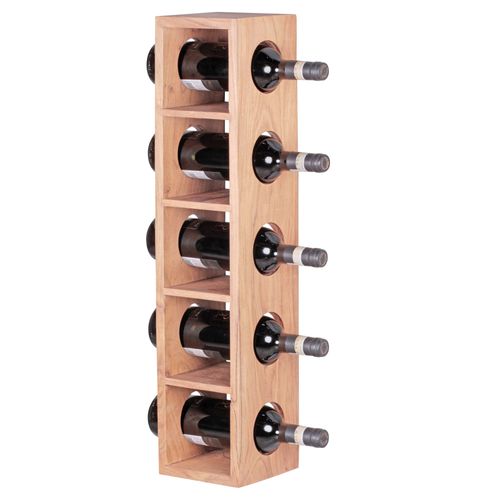 Casier à Vin Bois Massif Porte-bouteilles De Vin Range Bouteilles 70 Cm Beige