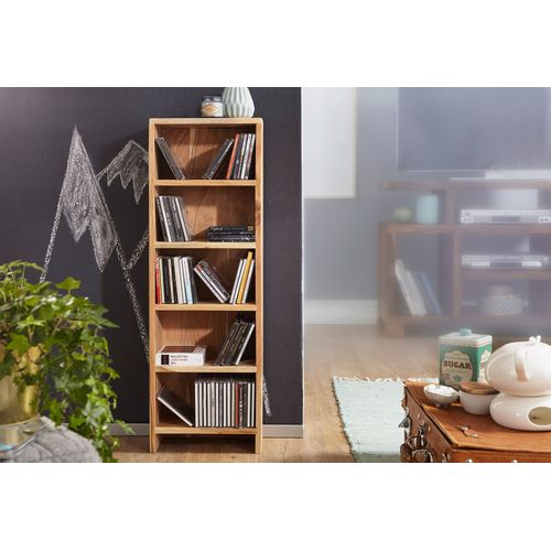 Étagère Rangement Cd Bois Massif 30x90x17cm Meuble De Rangement Étagère Gelb