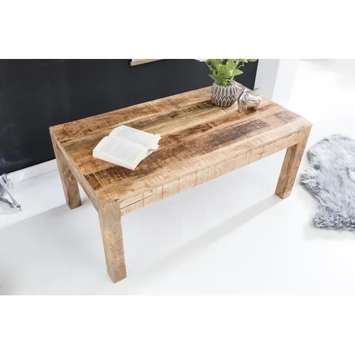 Table Basse Bois Massif 110x47x60 Cm Table En Bois Table D'appoint Salon