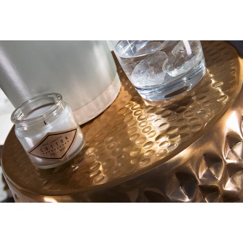 Table D'appoint Métal 32x42x32 Cm Table Basse Design Bout De Canapé Rond