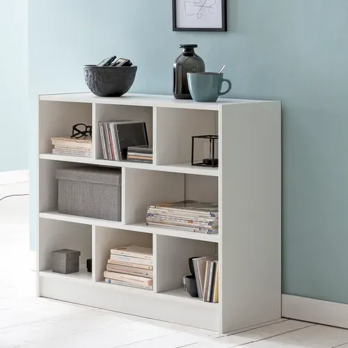 Étagère à Livres 80x68,5x29,5 Cm Design Étagères Debout Garde-manger