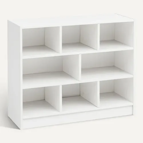 Étagère à Livres 80x68,5x29,5 Cm Design Étagères Debout Garde-manger