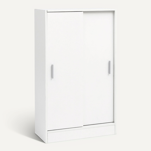 Armoire Avec 2 Portes 60x107,5x28,5 Cm Blanche Cabinet
