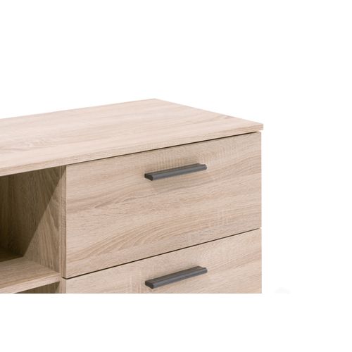 Meuble TV TOLEDO décor chêne sonoma/gris