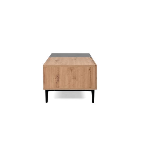 Table basse NOLA Imitation chêne et noir
