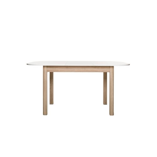 Table L.120/160 rectangulaire TOLEDO 2 décor chêne sonoma/blanc