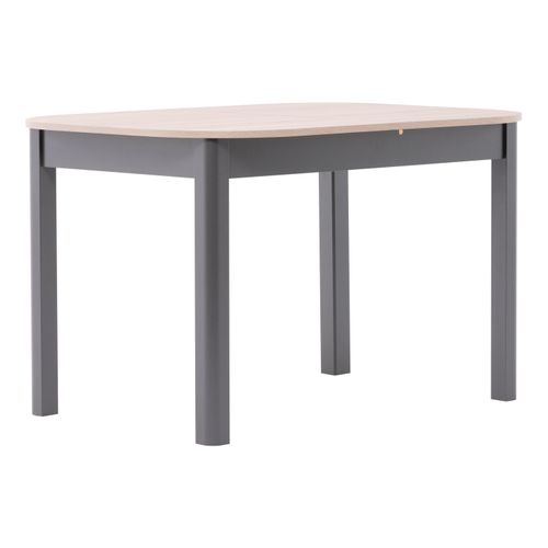 Table L.120/160 rectangulaire TOLEDO 2 décor chêne sonoma/gris