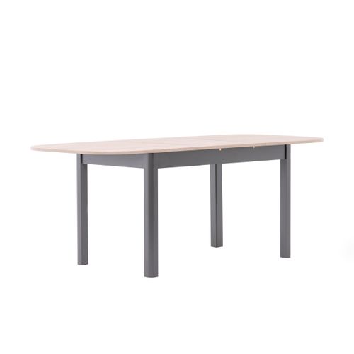 Table L.160/200 rectangulaire TOLEDO 2 décor chêne sonoma/gris