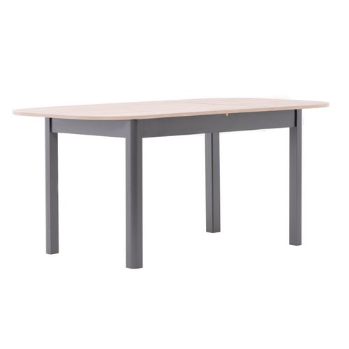 Table L.160/200 rectangulaire TOLEDO 2 décor chêne sonoma/gris