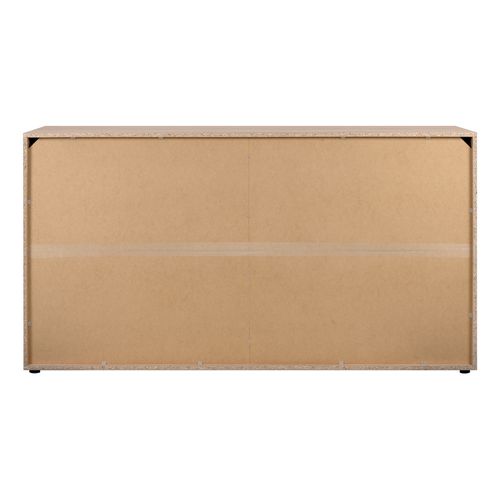 Buffet 4 portes TOLEDO décor chêne sonoma/blanc