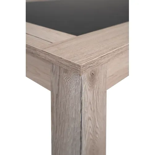 Table L.120 cm MALTA imitation chêne et béton