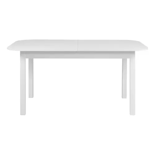 Table L.160/200 rectangulaire TOLEDO blanc brillant