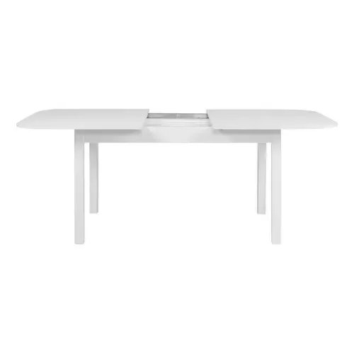 Table L.160/200 rectangulaire TOLEDO blanc brillant
