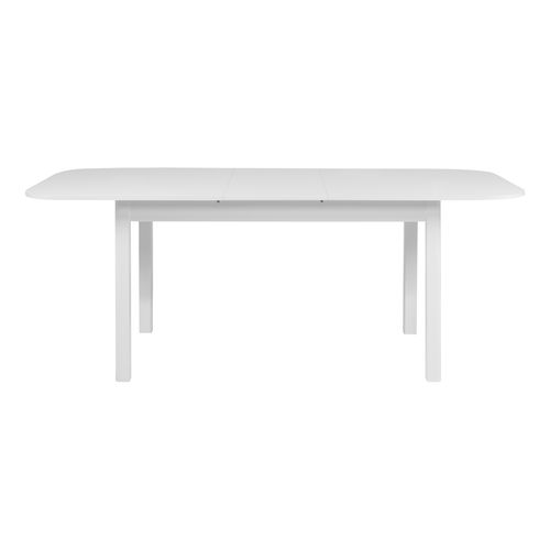 Table L.160/200 rectangulaire TOLEDO blanc brillant