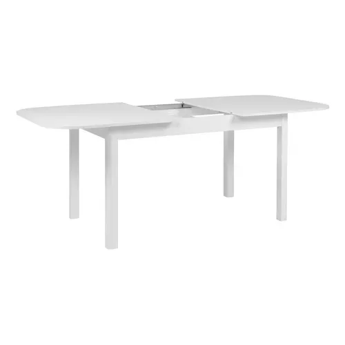 Table L.160/200 rectangulaire TOLEDO blanc brillant