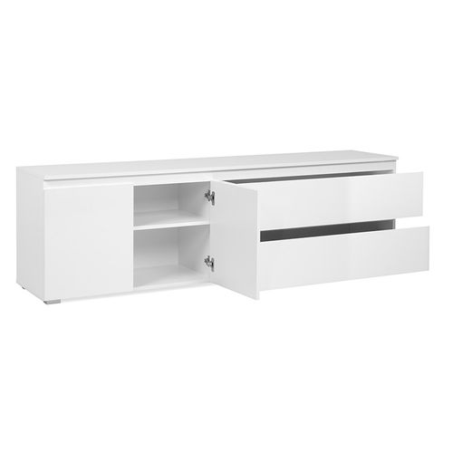 Meuble TV blanc ALASKA Blanc