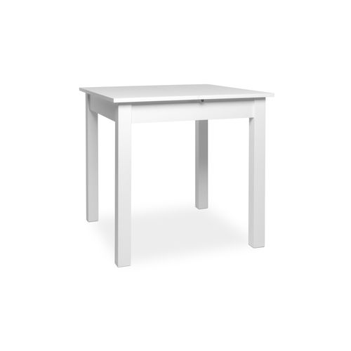Table avec allonge 80/120 DORA Blanc