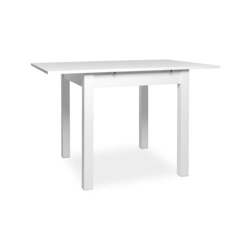Table avec allonge 80/120 DORA Blanc