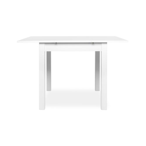 Table avec allonge 80/120 DORA Blanc