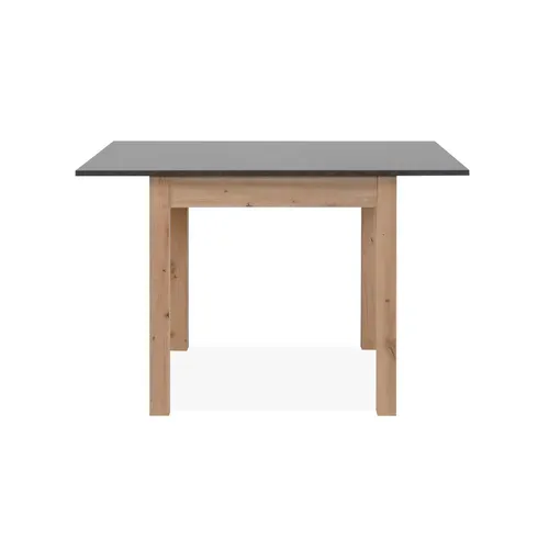 Table extensible L. 80/120 cm DORA Imitation chêne /gris