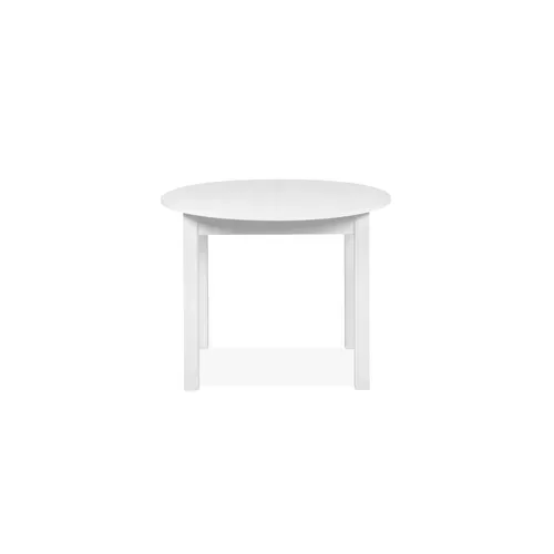 Table ronde extensible 100/140 DORA Blanc