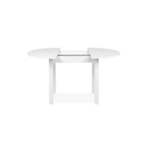 Table ronde extensible 100/140 DORA Blanc