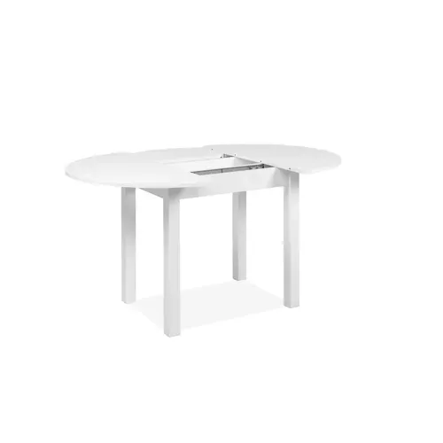 Table ronde extensible 100/140 DORA Blanc