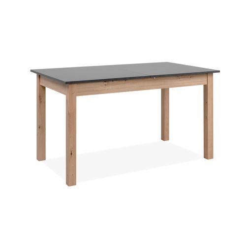 Table avec allonge 140/180 DORA Imitation chêne/ gris