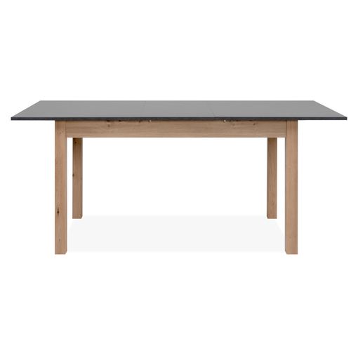 Table avec allonge 140/180 DORA Imitation chêne/ gris