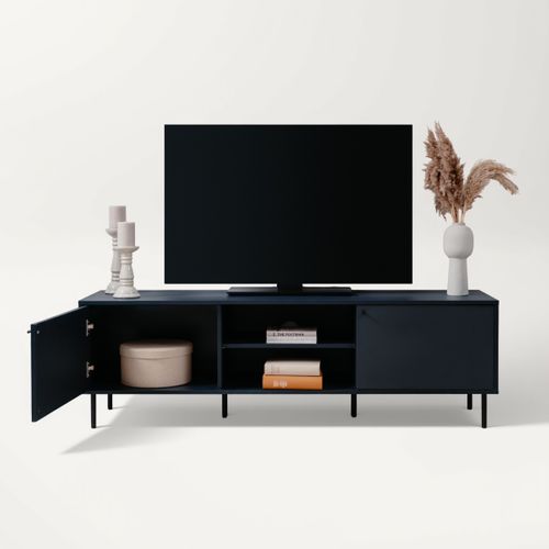 Meuble TV CARACAS Bleu marine