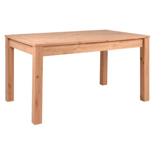 Table L. 140/180 MALTA Imitation chêne vue 3/4