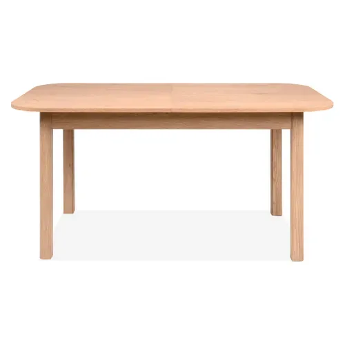 Table L. 160/200 cm TOLEDO Imitation chêne vue 3/4