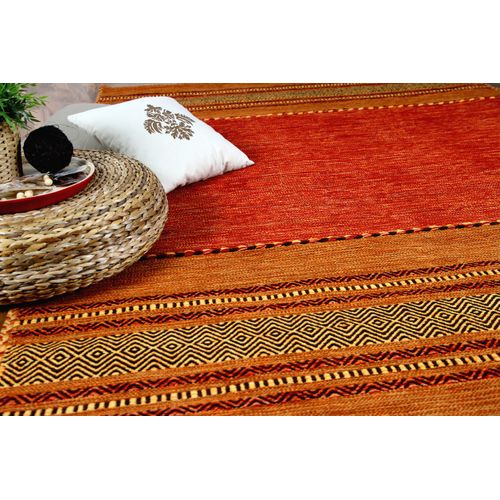 Tapis Kilim Naturel Navarro 90x160cm Terracotta