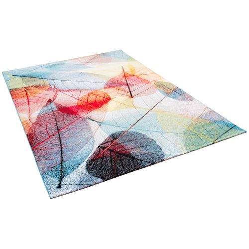 Tapis Faro Tropical Feuilles 80x150cm Multicolore