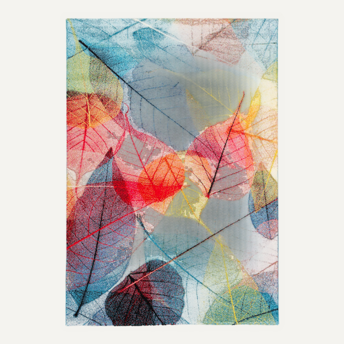 Tapis Faro Tropical Feuilles 80x150cm Multicolore