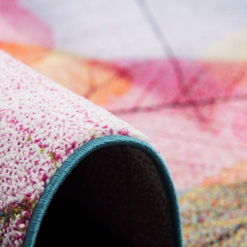 Tapis Faro Tropical Feuilles 120x170cm Multicolore