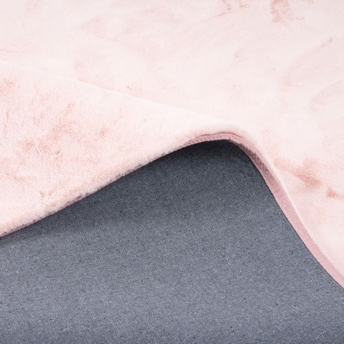 Tapis En Fourrure Plush 90x160cm Rose