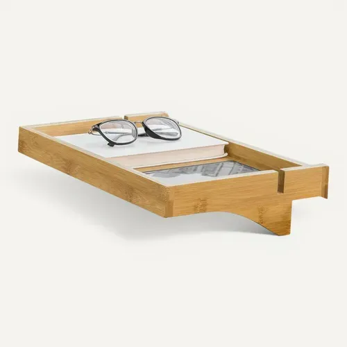 Petite Table De Chevet Étagère Suspendue En Bambou Table De Nuit, Nkd01-n