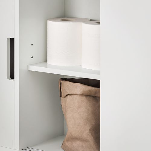 Meuble De Rangement Salle De Bain Armoire Wc Meuble Wc Pour Papier, BZr02-w