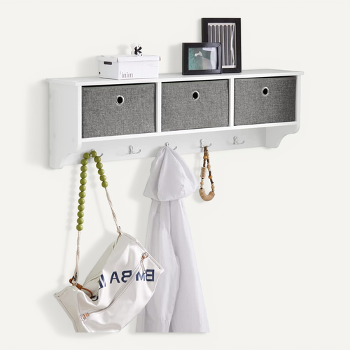 Vcco Vestare Blly, Blanc/Sonoma, 25x191cm | Meuble entrée, Meuble