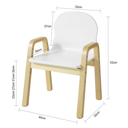 Lot De 2 Chaises Enfant Design, Fauteuil Pour Enfants Avec Accoudoirs Et Dossier,kmb24-wx2