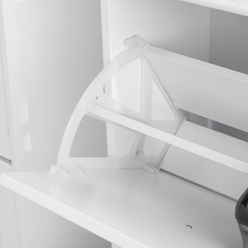 Meuble De Rangement à Chaussures Armoire à Chaussures Commode à Chaussures 2 Abattants, Fsr78-w