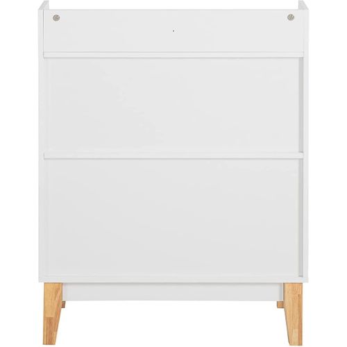 Bibliothèque Étagère à Livres Étagère De Rangement Pour Jouets Porte-revues, Kmb47-w
