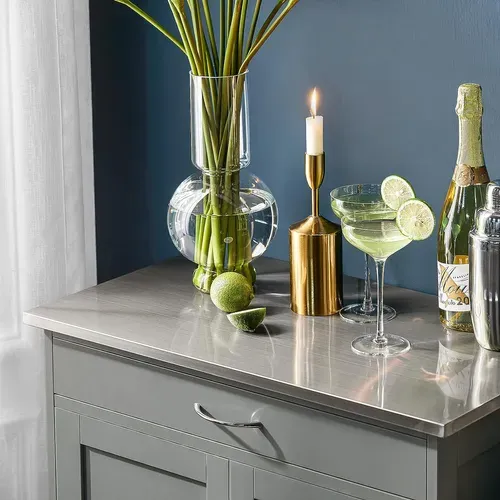 Desserte Chariot De Cuisine De Service Roulant, Meuble Armoire De Rangement Cusine, Fkw45-hg