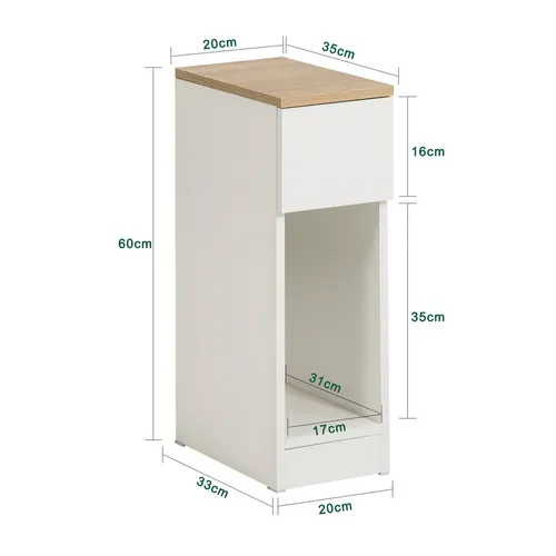Table De Chevet Table De Nuit Bout De Canapé Table D'appoint Table Basse Avec Tiroir, Fbt111-wn