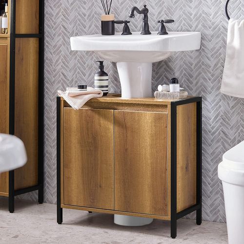 Meuble De Salle De Bain Sous Lavabo Housse Colonne Lavabo Meuble Sous Lavabo, BZr63-ii-pf